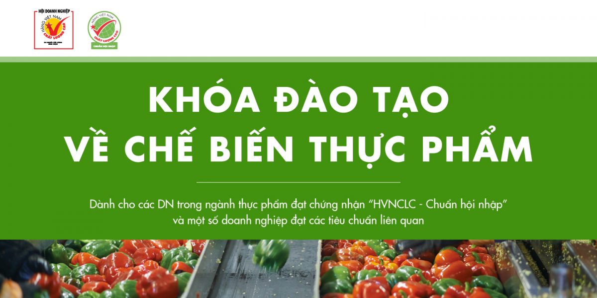 Khoá đào tạo về Chế biến thực phẩm
