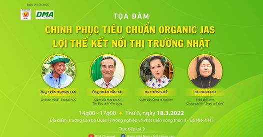 “Chinh phục tiêu chuẩn Organic JAS, lợi thế kết nối thị trường Nhật”